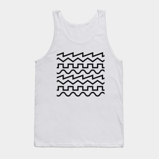 Synth Audio Waves Tank Top